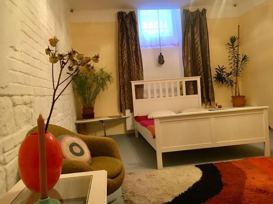 Vintage Studio Apartment, Garden And Free Parking Budapest Eksteriør billede